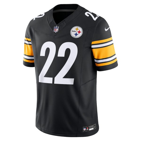 Men's Pittsburgh Steelers Najee Harris Nike Black Vapor F.U.S.E. Limited Jersey - GNE DROP378