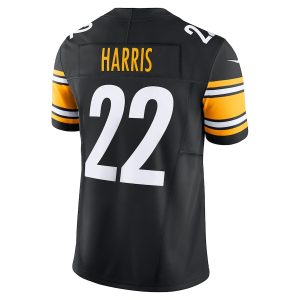 Men's Pittsburgh Steelers Najee Harris Nike Black Vapor F.U.S.E. Limited Jersey - GNE DROP378