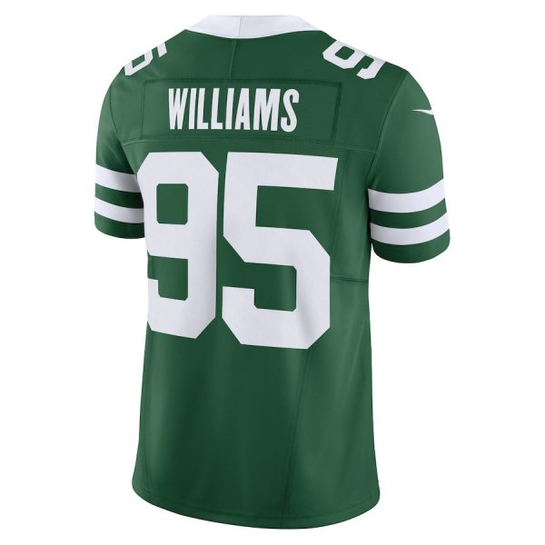 Men's New York Jets Quinnen Williams Nike Legacy Green Vapor F.U.S.E. Limited Jersey - GNE DROP397