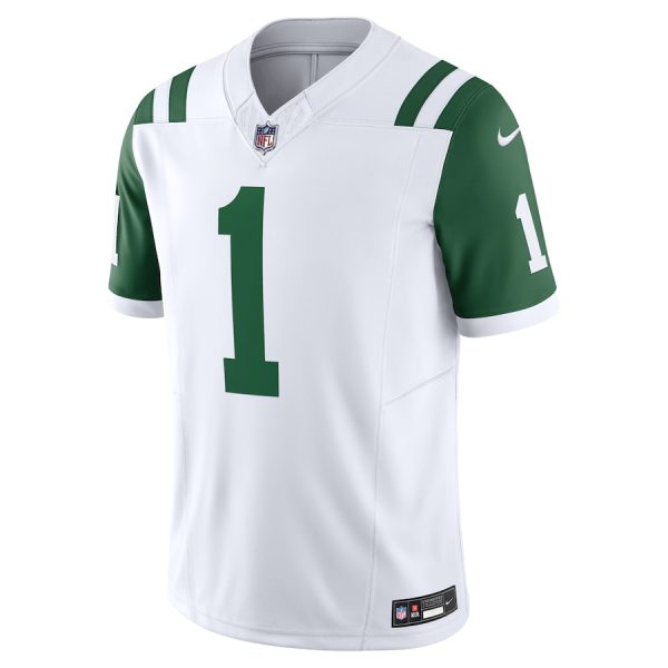 Men's New York Jets Ahmad Sauce Gardner Nike White Classic Alternate Vapor F.U.S.E. Limited Jersey - GNE DROP410