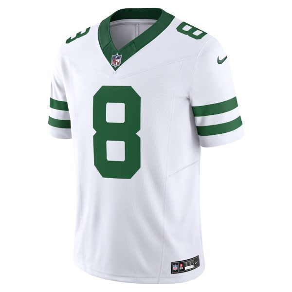 Men's New York Jets Aaron Rodgers Nike Legacy White Vapor F.U.S.E. Limited Jersey - GNE DROP428