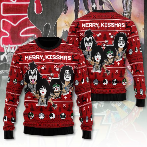 Kiss Band 3D Ugly Sweater - GNE 2131