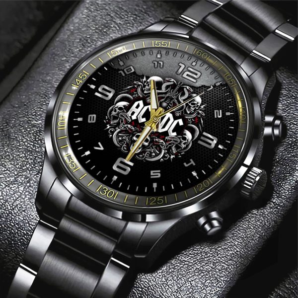 Rock Music Black Stainless Steel Watch - GNE 2200