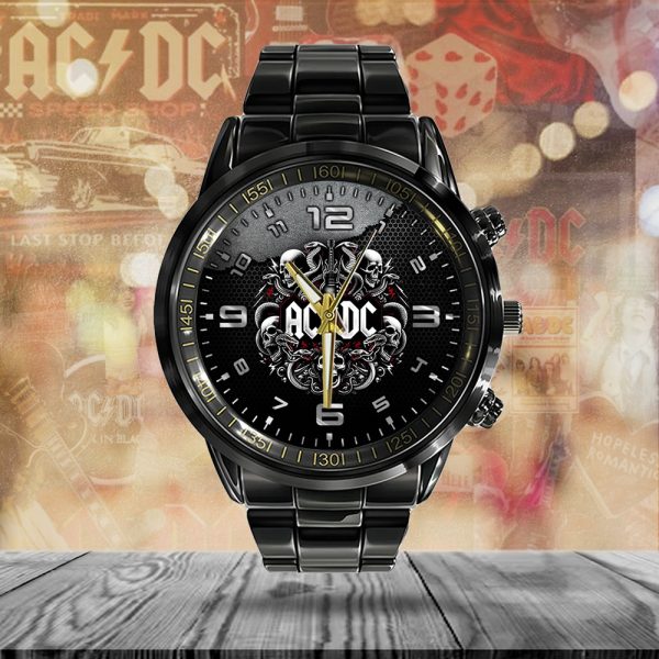 Rock Music Black Stainless Steel Watch - GNE 2200