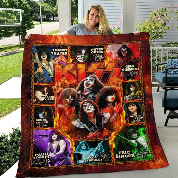 Kiss Band Quilt Blanket - GNE 2326