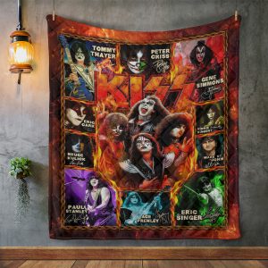 Kiss Band Quilt Blanket - GNE 2326