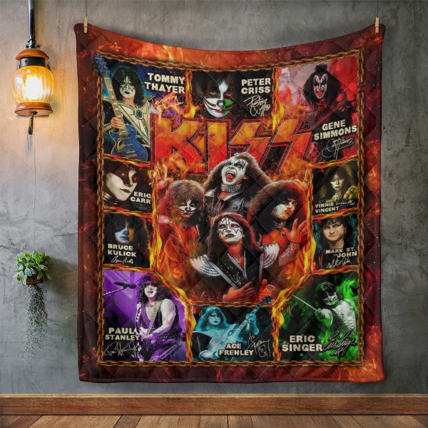 Kiss Band Quilt Blanket - GNE 2326