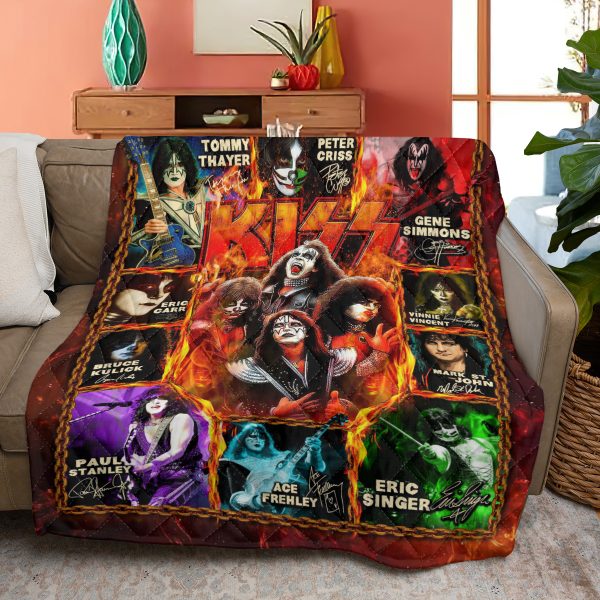 Kiss Band Quilt Blanket - GNE 2326