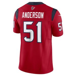 Men's Houston Texans Will Anderson Jr. Nike Red Vapor F.U.S.E. Limited Jersey - GNE DROP011