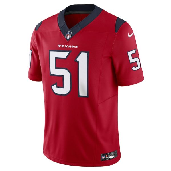 Men's Houston Texans Will Anderson Jr. Nike Red Vapor F.U.S.E. Limited Jersey - GNE DROP011