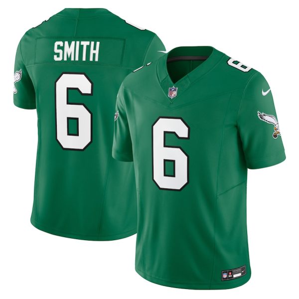 Men's Philadelphia Eagles DeVonta Smith Nike Kelly Green Vapor F.U.S.E. Limited Jersey - GNE DROP031