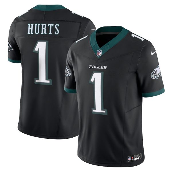 Men's Philadelphia Eagles Jalen Hurts Nike Black Alternate Vapor F.U.S.E. Limited Jersey - GNE DROP040