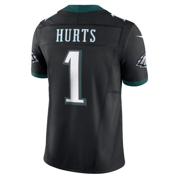 Men's Philadelphia Eagles Jalen Hurts Nike Black Alternate Vapor F.U.S.E. Limited Jersey - GNE DROP040