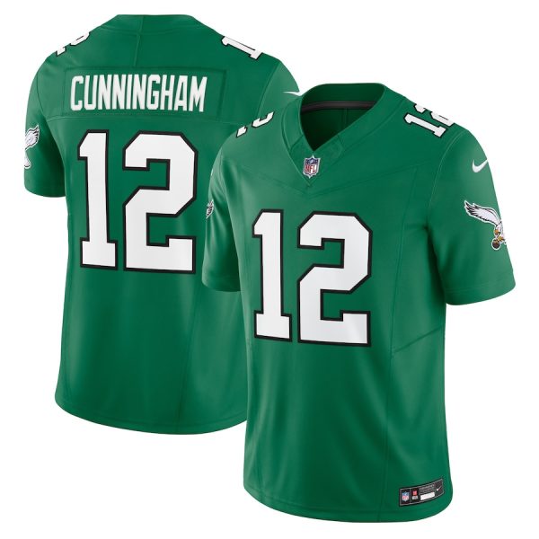 Men's Philadelphia Eagles Randall Cunningham Nike Kelly Green Alternate Vapor F.U.S.E. Limited Jersey - GNE DROP048