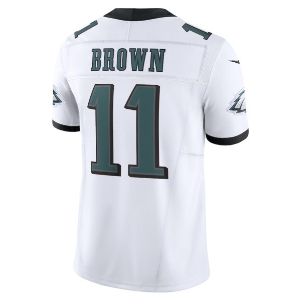 Men's Philadelphia Eagles A.J. Brown Nike White Vapor F.U.S.E. Limited Jersey - GNE DROP052