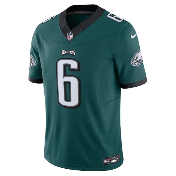 Men's Philadelphia Eagles DeVonta Smith Nike Green Vapor F.U.S.E. Limited Jersey - GNE DROP056