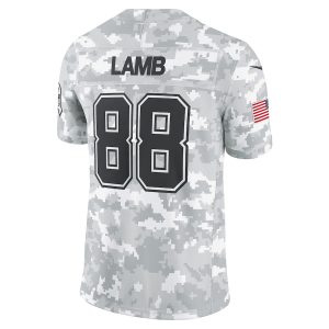 Men's Dallas Cowboys CeeDee Lamb Nike Arctic Camo 2024 Salute to Service Limited Jersey - GNE DROP061