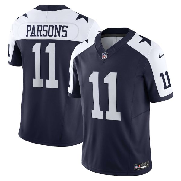 Men's Dallas Cowboys Micah Parsons Nike Navy Vapor F.U.S.E. Limited Jersey - GNE DROP072