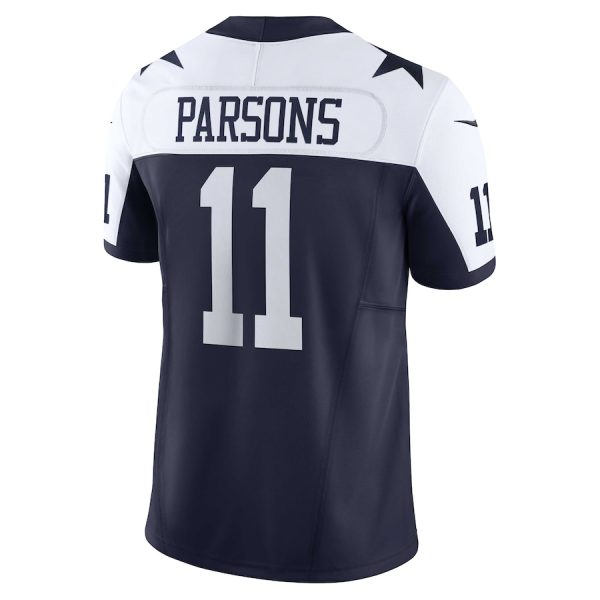 Men's Dallas Cowboys Micah Parsons Nike Navy Vapor F.U.S.E. Limited Jersey - GNE DROP072