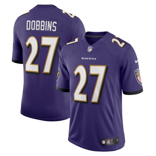 Men's Baltimore Ravens J.K. Dobbins Nike Purple Vapor Limited Jersey - GNE DROP189