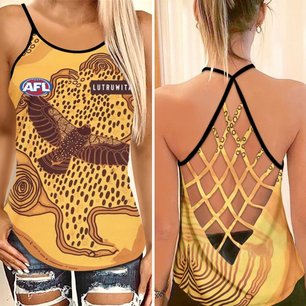 Hawthorn FC Criss-Cross Tank Top - MAITM 9244