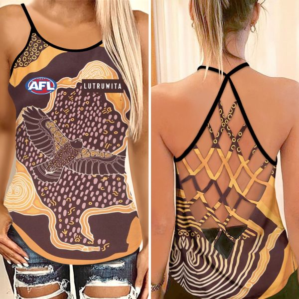 Hawthorn FC Criss-Cross Tank Top - MAITM 9245