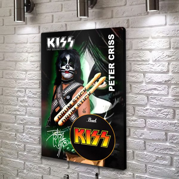 Kiss Band Rectangle Canvas With Inner Frame - HOATT 7764