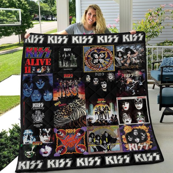 Kiss Band Quilt Blanket - GNE 2284