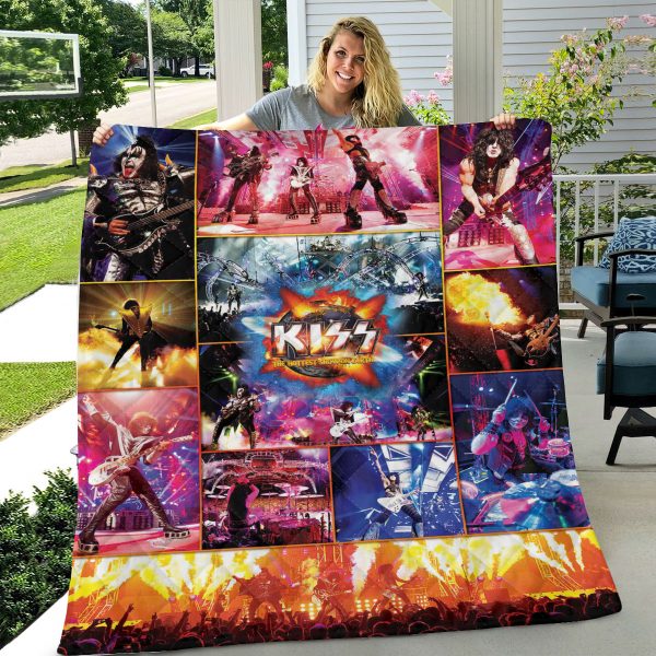 Kiss Band Quilt Blanket - GNE 2204