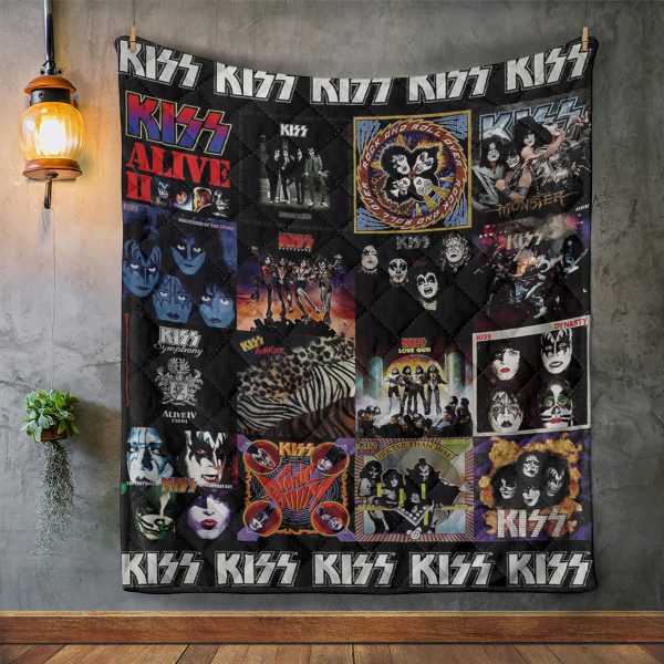 Kiss Band Quilt Blanket - GNE 2284