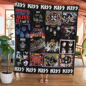 Kiss Band Quilt Blanket - GNE 2284
