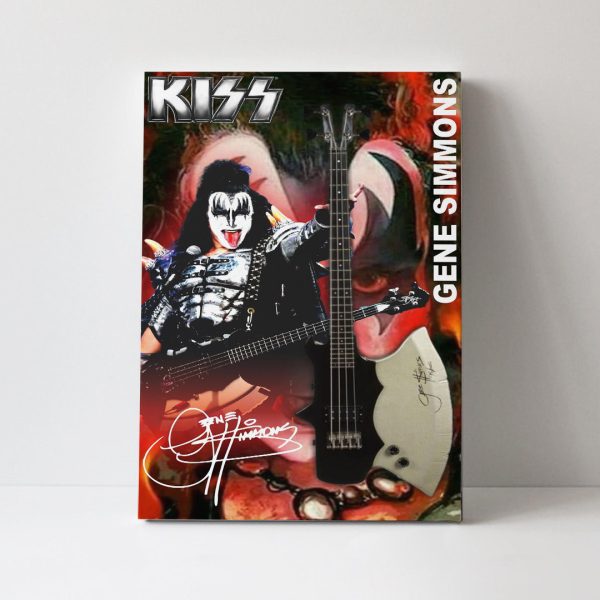 Kiss Band Rectangle Canvas With Inner Frame - HOATT 7762