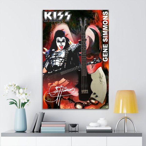 Kiss Band Rectangle Canvas With Inner Frame - HOATT 7762