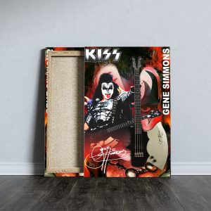 Kiss Band Rectangle Canvas With Inner Frame - HOATT 7762