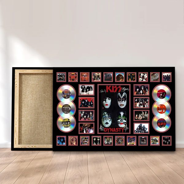 Kiss Band Rectangle Canvas With Inner Frame - MAITM 9306