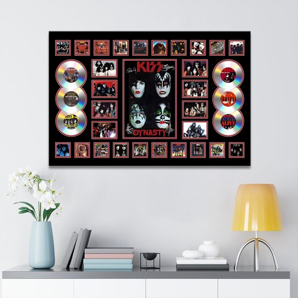 Kiss Band Rectangle Canvas With Inner Frame - MAITM 9306