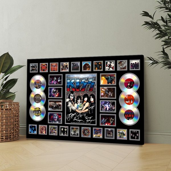 Kiss Band Rectangle Canvas With Inner Frame - MAITM 9307