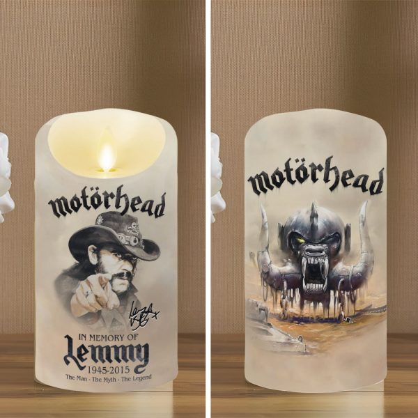 Lemmy Kilmister x Motörhead Band Led Candle - MAITM 9280