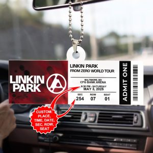Personalized Linkin Park Custom Shape 2-sided Acrylic Car Ornament - HOATT 7587