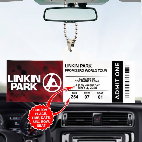 Personalized Linkin Park Custom Shape 2-sided Acrylic Car Ornament - HOATT 7587