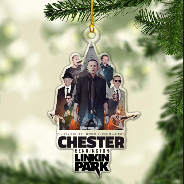 Linkin Park x Chester Bennington Custom Shape Clear 1-Sided Acrylic Ornament - HOATT 7389