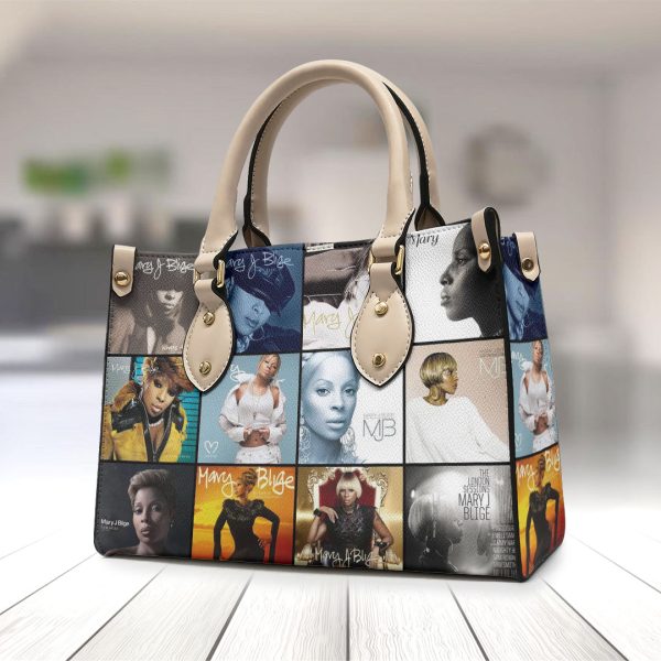 Mary J. Blige Leather HandBag - VANDH 4047