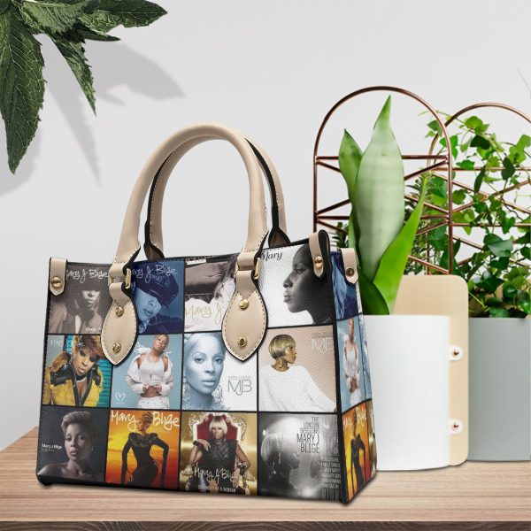 Mary J. Blige Leather HandBag - VANDH 4047
