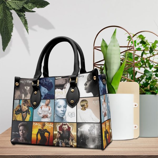 Mary J. Blige Leather HandBag - VANDH 4047