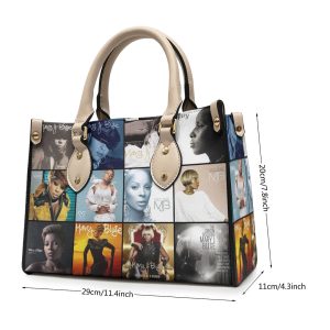 Mary J. Blige Leather HandBag - VANDH 4047