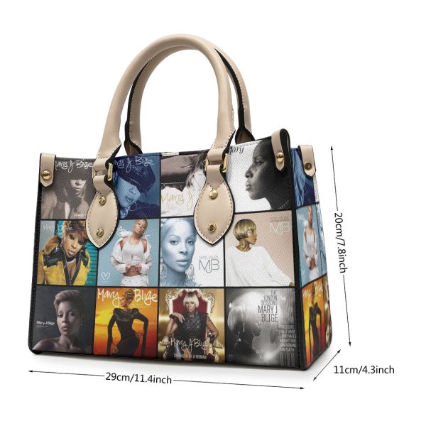 Mary J. Blige Leather HandBag - VANDH 4047