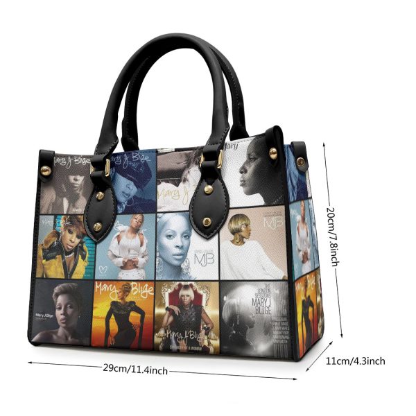 Mary J. Blige Leather HandBag - VANDH 4047