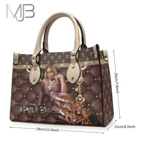 Mary J. Blige Leather HandBag - VANDH 4054