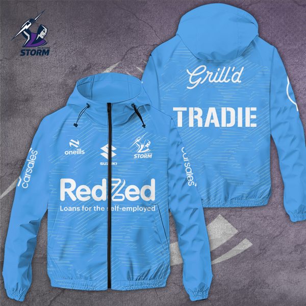 Melbourne Storm 3D Windbreaker Jacket - TANTN 9684
