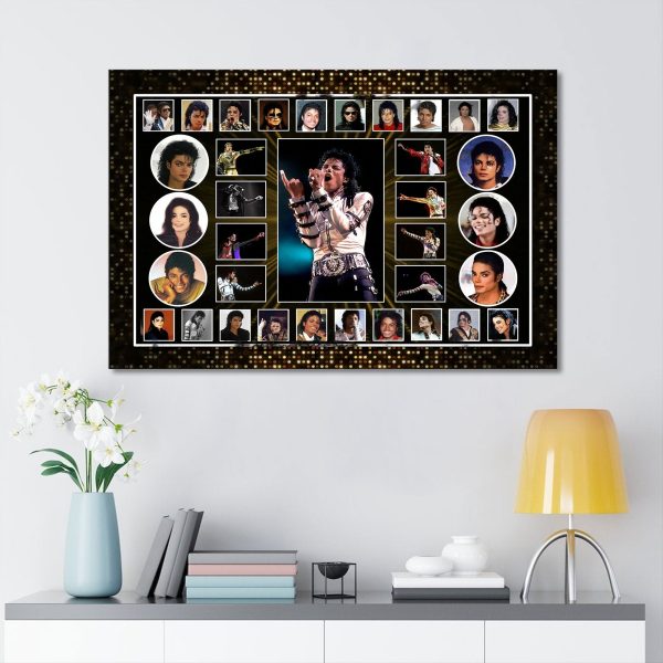 Michael Jackson Rectangle Canvas With Inner Frame - HOATT 7352